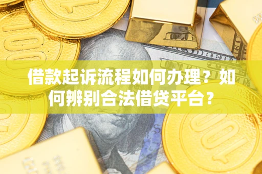 武汉借款起诉流程如何办理？如何辨别合法借贷平台？
