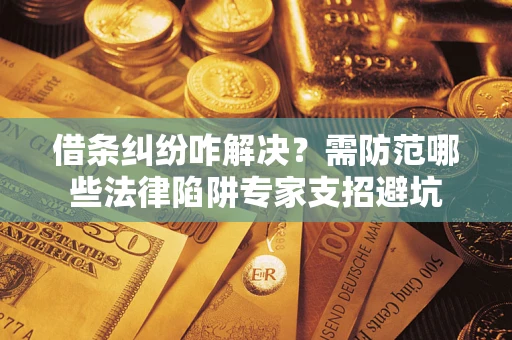 武汉借条纠纷咋解决？需防范哪些法律陷阱专家支招避坑