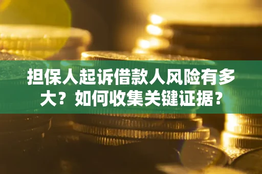 武汉担保人起诉借款人风险有多大？如何收集关键证据？