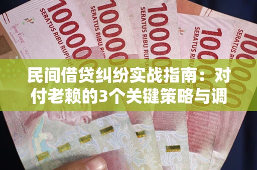 武汉民间借贷纠纷实战指南：对付老赖的3个关键策略与调解盲区解析