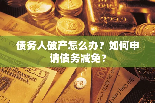 武汉债务人破产怎么办？如何申请债务减免？