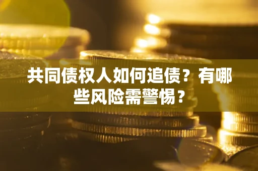 武汉共同债权人如何追债？有哪些风险需警惕？