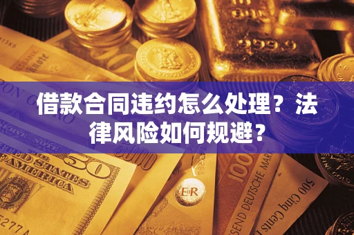 武汉借款合同违约怎么处理？法律风险如何规避？