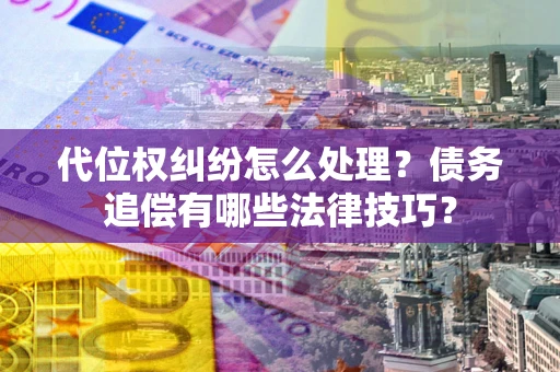 武汉代位权纠纷怎么处理？债务追偿有哪些法律技巧？