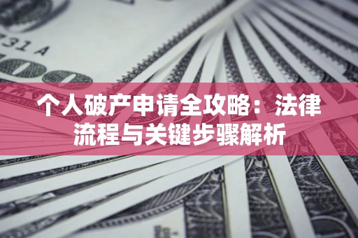 武汉个人破产申请全攻略：法律流程与关键步骤解析