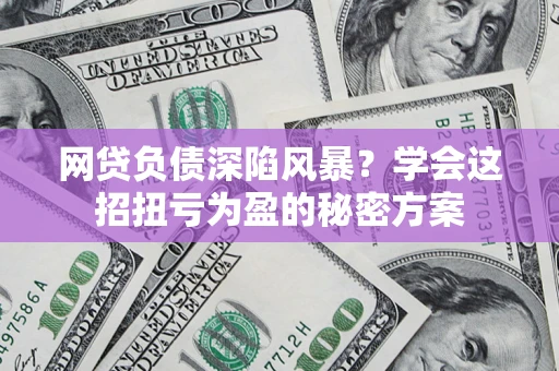 武汉网贷负债深陷风暴？学会这招扭亏为盈的秘密方案