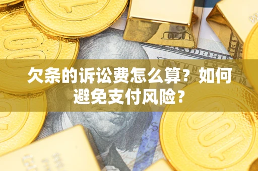 武汉欠条的诉讼费怎么算？如何避免支付风险？