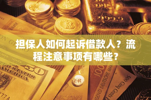 武汉担保人如何起诉借款人？流程注意事项有哪些？